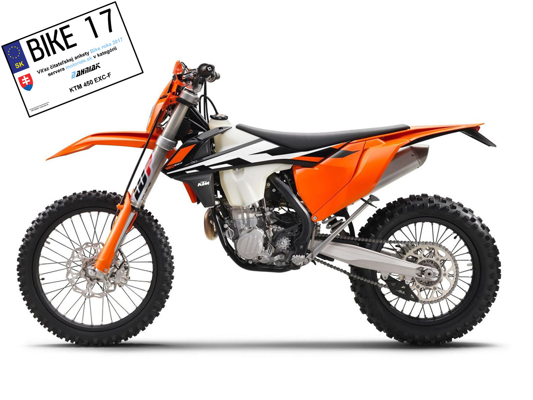 KTM 450 EXC-F 2017 - Bahniak - Bike roka 2017