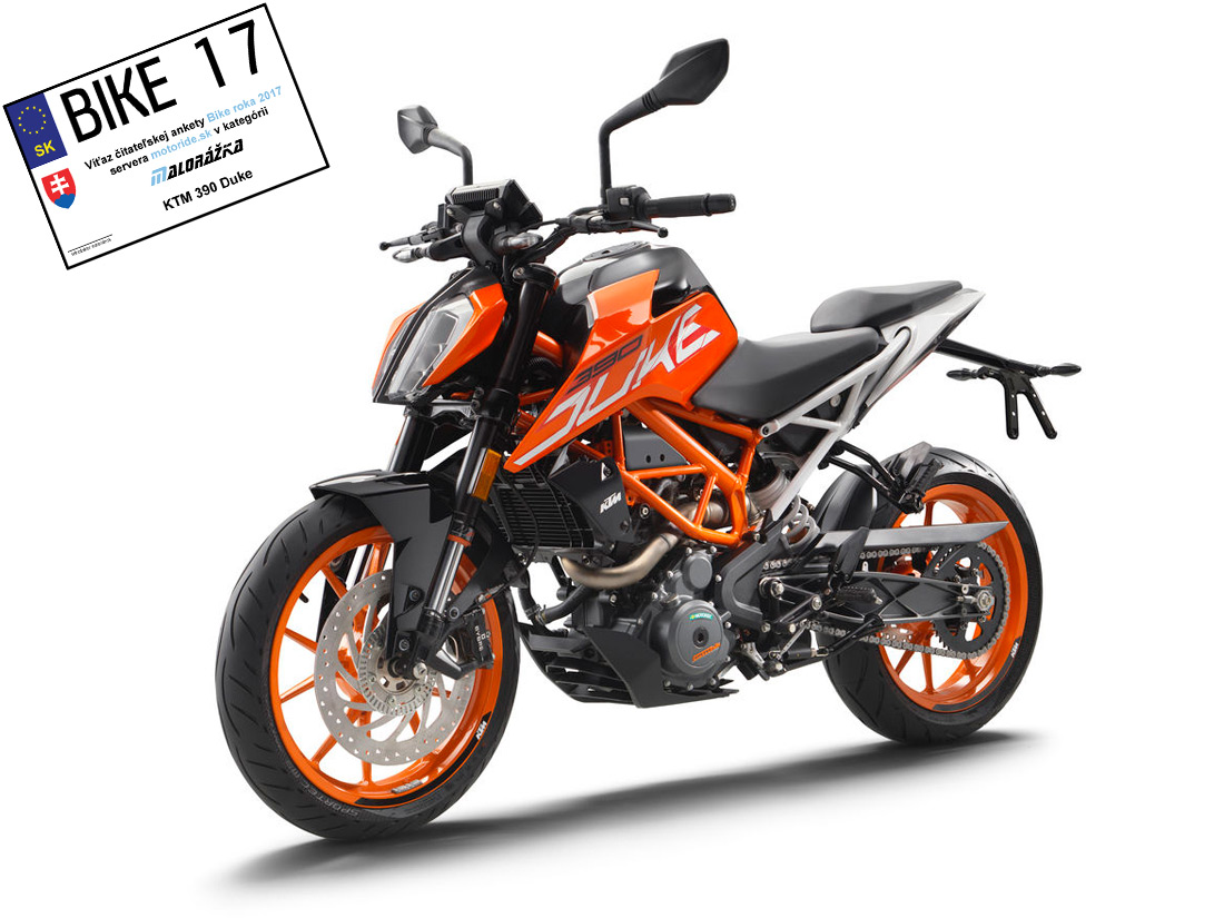 KTM 390 Duke 2017 - Malorážka - Bike roka 2017