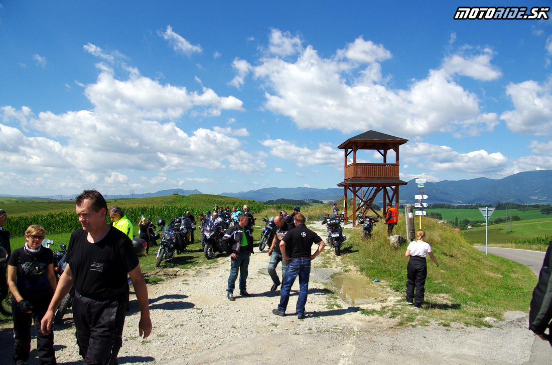 Turčianska rozhľadňa - Na Trní - 14. Stretnutie motoride-ákov 2017, Kláštor pod Znievom