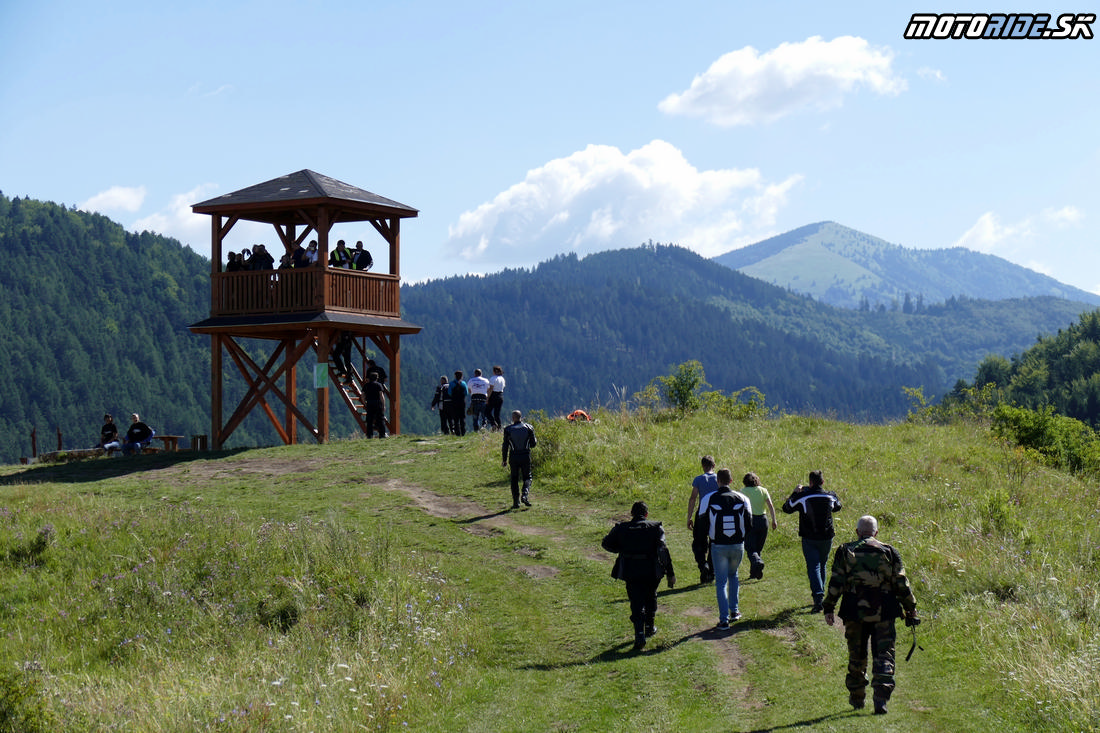 Rozhľadňa Necpaly na Brotnici - 14. Stretnutie motoride-ákov 2017, Kláštor pod Znievom