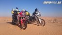 Sahara, park Djebil, Timbaine - Naživo: Na Afrikách do Afriky - Africa Twin Tunisia Adventure