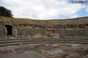 Bulla Regia - rímske vykopávy - amfiteáter  - Na Afrikách do Afriky - Tunisko