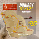 Trasa - Dakar 2020 Saudská Arábia