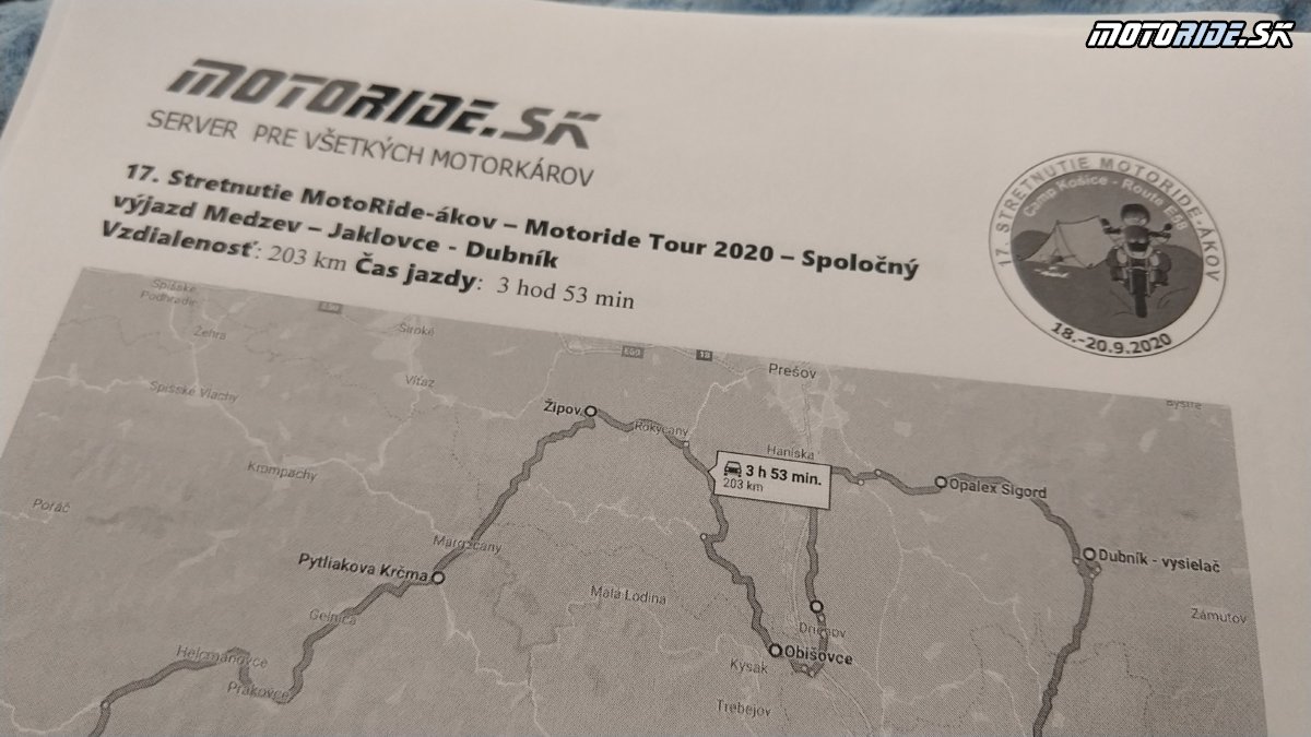 Tlačíme itiky, tešíme sa na vás - 17. stretnutie motorideákov 2020 Košice