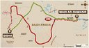 Mapa - Dakar 2021: 2. etapa - Bisha - Wadi Ad-Dawasir