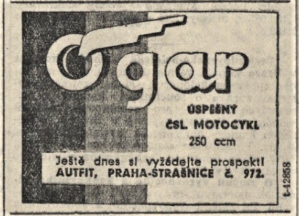 Reklama Autfit Ogar 1935 internet