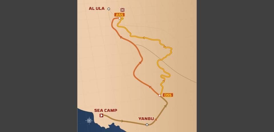 Dakar 2023 - 2. etapa - SEA CAMP > ALULA