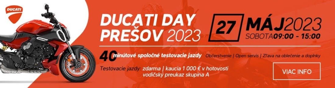 Pozvánka - Ducati day v Prešove - sobota 27. 5.
