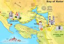 mapka Kotorského zálivu internet