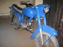modrý klasický naked bike II