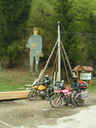 Usť Čorná - socha drevorubača
