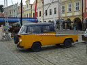 veterán starý Volkswagen mikrobus-valník