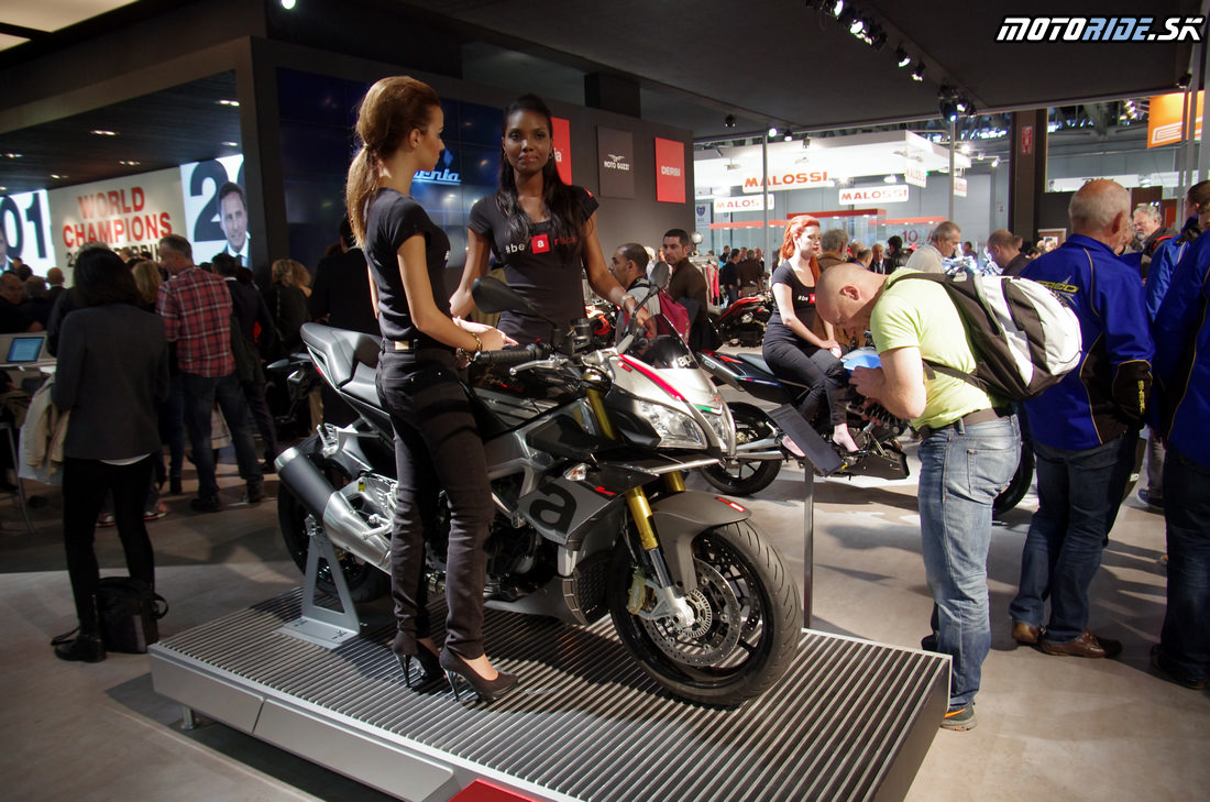 Piaggio Group - Aprilia, Moto Guzzi, Vespa, Piaggio - Výstava EICMA Miláno 4.11.2014