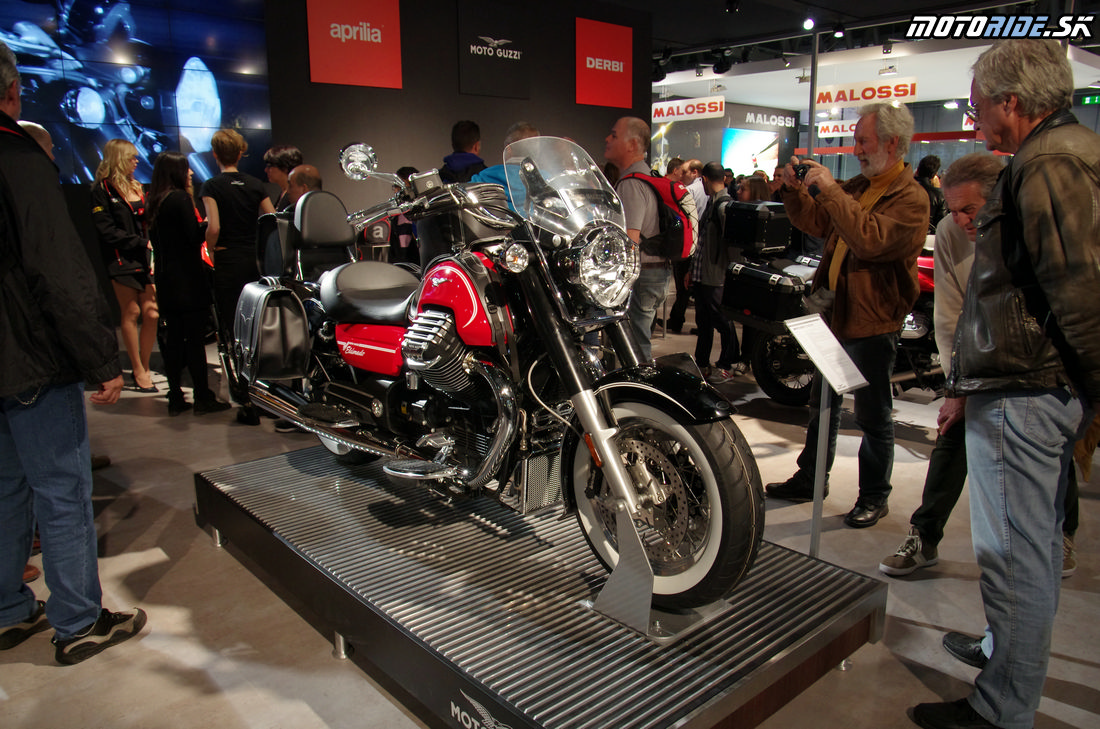 Piaggio Group - Aprilia, Moto Guzzi, Vespa, Piaggio - Výstava EICMA Miláno 4.11.2014