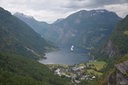 Mestečko a Geirangerfjord