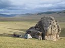 Mongolsko- foto z terasy domu