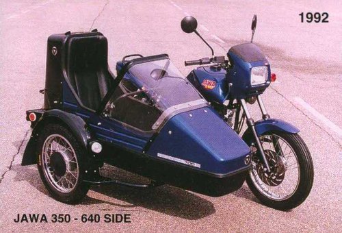 Jawa 350 typ 640 (so sajdkou) 1992