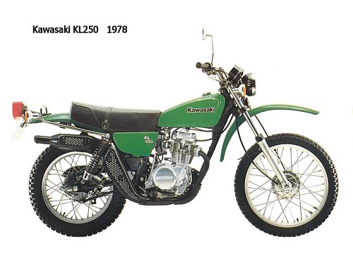 Kawasaki KL 250 1978
