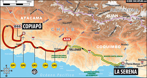  9.etapa Copiapo - La Serena