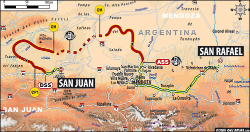  12. etapa, San juan - San Rafael