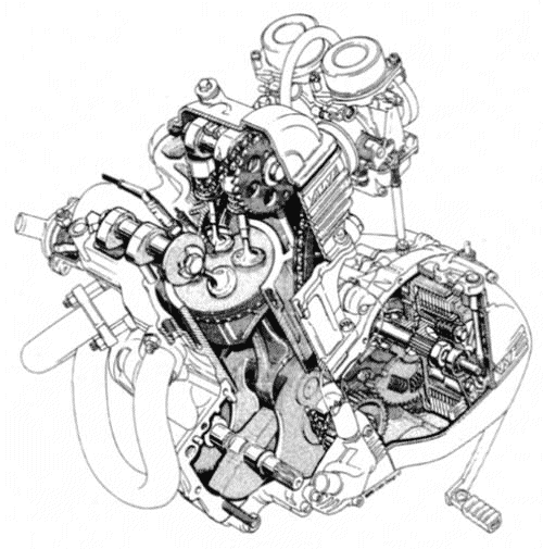  Jednovalcový motor (BMW F650CS)