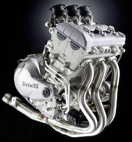  Trojvalcový radový motor (Benelli Tornado)