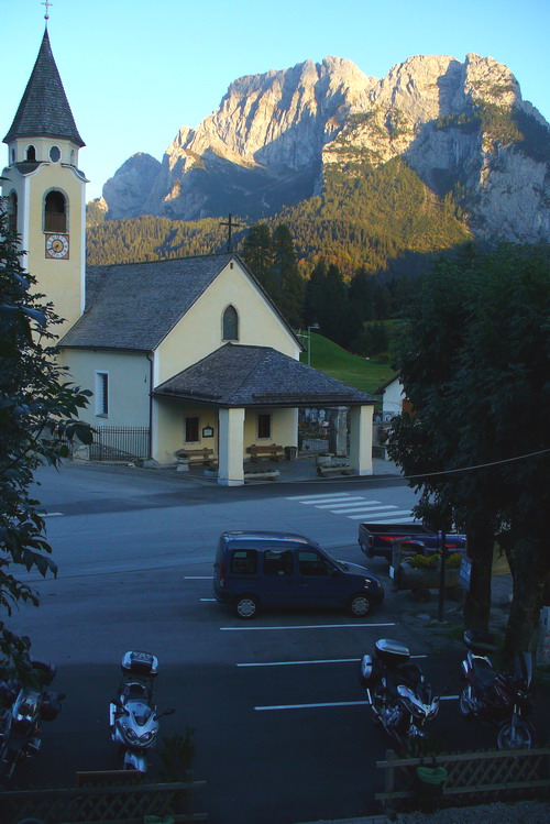  Cima Sappada – večerná idylka z balkóna izby