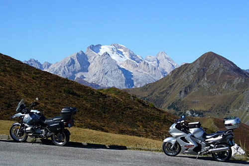  Marmolada pri pohľade z Passo Giau