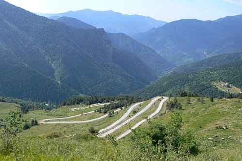   Stúpanie na Col de Tende