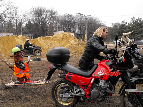   víťaz súťaže o najzaujímavejší motocykel so zimnou výbavou
