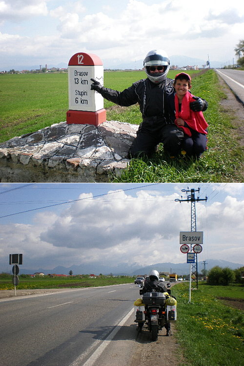  Kúsok pred Brašovom a okolité hory