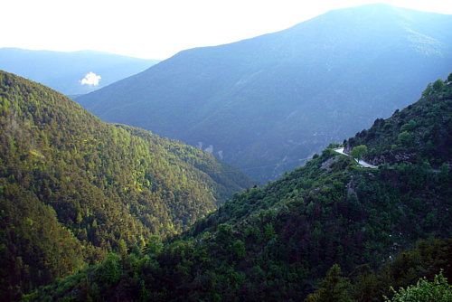  Zasnený Col de la Colle Saint Michel - úžasné prekvapenie výjazdu