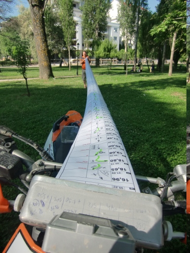  vymotávanie roadbooku z 3.etapy