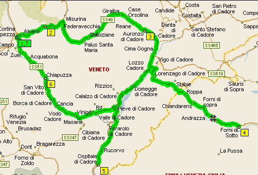  Mapa trasy