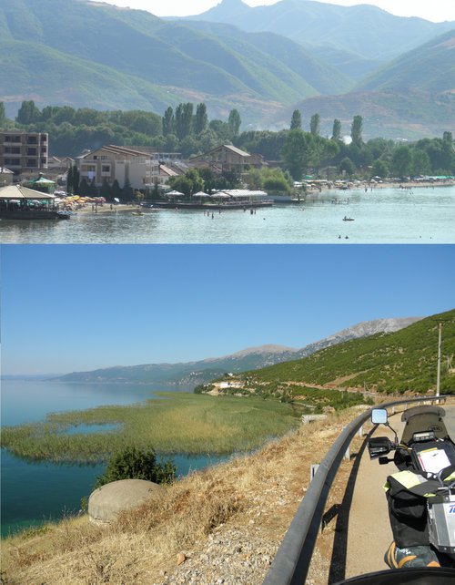  Pohľad z predposlednej zákruty Albánska