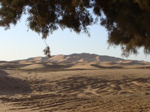  Momentálne najvyššia duna Erg Chebbi, videli sme ju priamo z izby