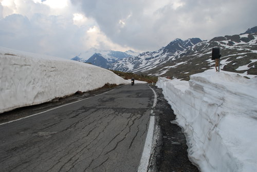  Passo Gavia pred búrkou