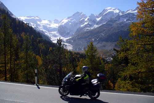  Cieľ bol jednoduchý: urobiť pár alpských jesenných kilometrov, keď už letné nevyšli (Berninapass)