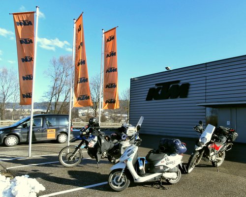  Fabrika KTM, Mattighofen, Rakúsko