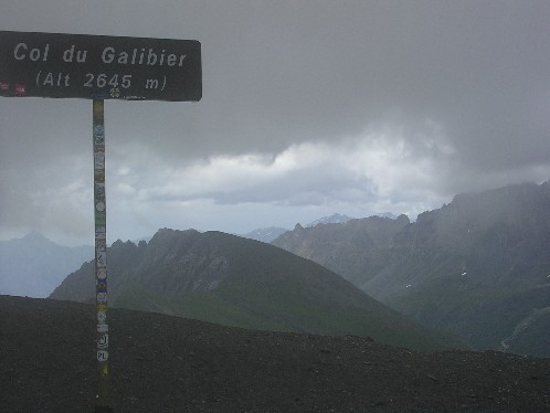  Zachmúrený Galibier podruhé