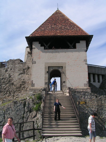   Zachovaná veža