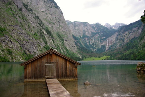  Zrkadlové jazero, vodopád  Röthbach 470 m