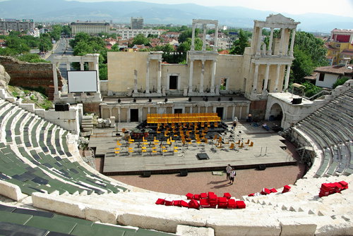  Rímske divadlo Plovdiv