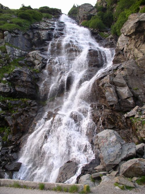  vodopád za vrchom Moldoveanu