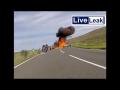 Čelná nehoda bikerov, Isle of Man