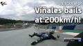 Viñales zoskočil z motorky v 200 kmh keď mu zlyhali brzdy - Styrian GP 2020 